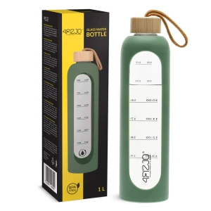 Sticlă pentru apă din sticlă 1 L