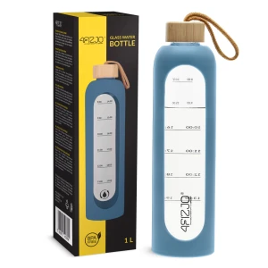 Sticlă pentru apă din sticlă 1 L