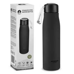 Sticlă termică de 540 ml cu curea negru