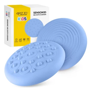 Disc senzorial pentru exerciții și joacă pentru copii SensoKID - albastru