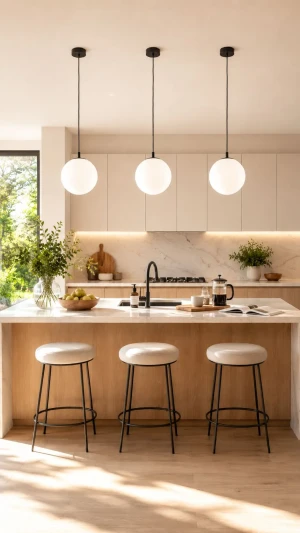 Lampa wisząca Kula 20cm - szklana opal