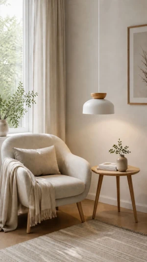 Lampa Marion biała