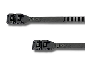 OPASKA KABLOWA WZDŁUŻNA 8.8X380 (100SZT) GŁOWICA PODWÓJNA