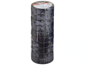 Taśma izolacyjna PVC 19x25m Czarna (10szt)
