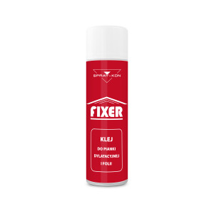 SPRAY-KON FIXER klej do pianki dylatacyjnej folii budowlanej i paroizolacyjnej (500ml)