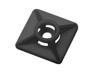 PODSTAWKA MONTAŻOWA 19X19MM SAMOPRZYLEPNA CZARNA (100SZT) CTB19ADH