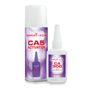 CA300 Klej cyjanoakrylowy w Żelu (50g) + Aktywator (200ml)