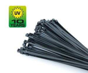 OPASKA KABLOWA 2.5X98 CZARNA UV ODPORNA (100SZT)