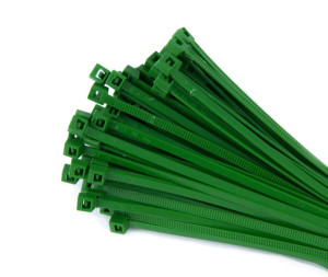 OPASKA KABLOWA 3.5X200 ZIELONA (100SZT)