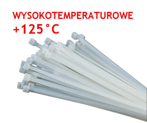 OPASKA KABLOWA 4.8X200 WYSOKOTEMPERATUROWA (100SZT)