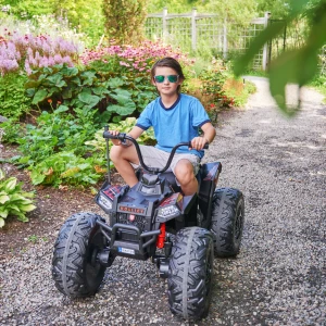 Mocny i szybki quad dla dzieci monster wheel 1000 gt 4x4 czarny 780w (do 60kg)