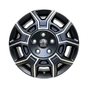 Rogue Alloy Rv Alloy Wheel 16" x 6" ET65 Satin Black Polished