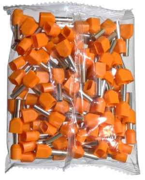 Osprzęt elektryczny - tulejka kablowa - 2x4mm (100 szt.)
