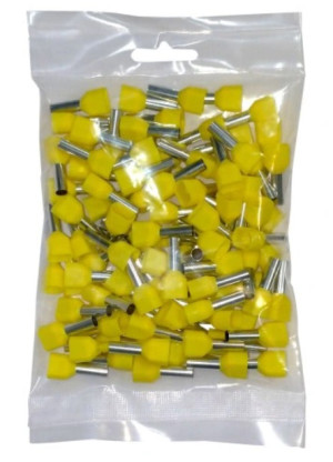 Osprzęt elektryczny - tulejka kablowa - 2x6mm (100 szt.)