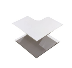 System korytek plastikowych - Kopos - 40×40 - narożnik wewnętrzny - 2 płaszczyzny
