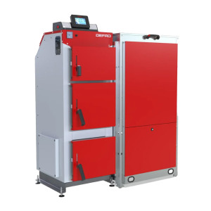 Kocioł - DEFRO - KOMFORT EkoPELL - 25 kW (lewy - prawy)