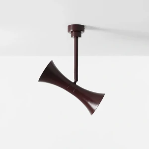 Artera :: Lampa sufitowa / plafon Kibo 2 Maroon wys. 35 cm burgundowa