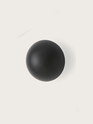 Aromas :: Lampa ścienna / kinkiet Altun L śr. 22 cm czarna