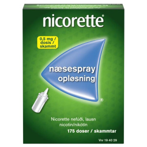 Nicorette 500 mikrogram/dosis 175 dosis Næsespray, opløsning