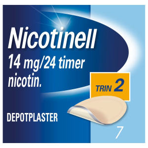Nicotinell 14 mg/24 timer 7 stk Depotplastre