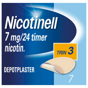 Nicotinell 7 mg/24 timer 7 stk Depotplastre