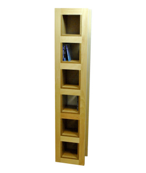 ABC MEUBLES Etagère range CD rangement 72 CDs