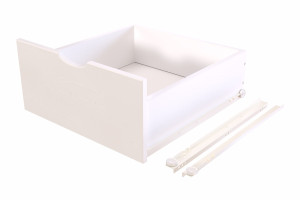 ABC MEUBLES Tiroir de rangement pour cube 50 et 75 - Blanc