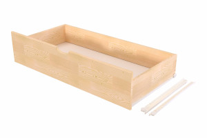 ABC MEUBLES Cassetto in legno per cubo 100 -  Legno Grezzo (senza vernice)