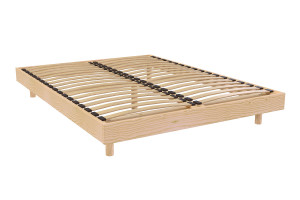 ABC MEUBLES Lattenrost 160x200 Kit France aus Massivholz - Roh (ohne Lack)