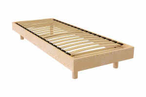 ABC MEUBLES Rete a doghe 70x190 Kit France -  Legno Grezzo (senza vernice)