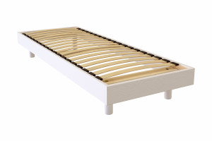 ABC MEUBLES Rete a doghe 70x190 Kit France -  Bianco