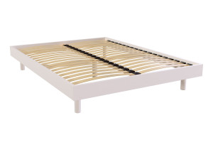 ABC MEUBLES Lattenrost 140x200 Kit Noé aus Massivholz - Weiß