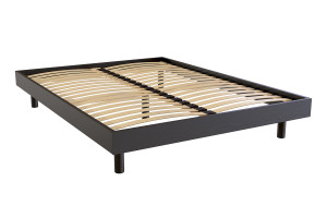 ABC MEUBLES Lattenrost 160x200 Kit Noé aus Massivholz - Schwarz