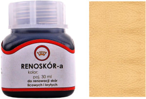 RENOSKÓR FARBA DO SKÓR LICOWYCH I KRYTYCH 30 ml - 60 KOLORÓW / G10-01 BANANOWY 10