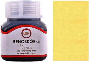 RENOSKÓR FARBA DO SKÓR LICOWYCH I KRYTYCH 30 ml - 60 KOLORÓW / G10-01 CYTRYNOWY 51