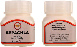 SZPACHLA ŻYWICA DO RENOWACJI NAPRAWY SKÓRY BIAŁY 30 ml - symbol G12-76