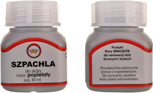 SZPACHLA ŻYWICA DO RENOWACJI NAPRAWY SKÓRY POPIELATY 30 ml - symbol G12-76