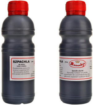 SZPACHLA ŻYWICA DO RENOWACJI NAPRAWY SKÓRY CZARNY 180 ml - symbol G12-87