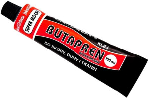 Wodoodporny KLEJ BUTAPREN do Skóry, Gumy i Tkanin 40 ml / G13-55