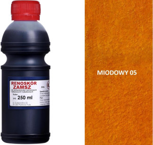 G9-99 RENOSKÓR FARBA DO ZAMSZU I NUBUKU 60 ml - CZARNY MIODOWY 250 ML
