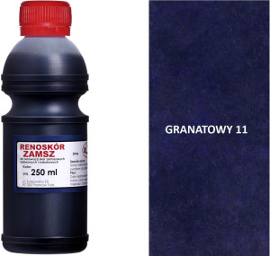 G9-99 RENOSKÓR FARBA DO ZAMSZU I NUBUKU 60 ml - CZERWONY GRANATOWY CIEMNY 250 ML