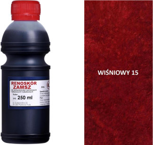 G9-99 RENOSKÓR FARBA DO ZAMSZU I NUBUKU 60 ml - GRANATOWY CIEMNY WIŚNIOWY 250 ML