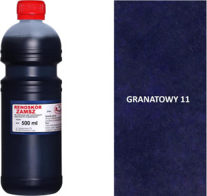 G9-99 RENOSKÓR FARBA DO ZAMSZU I NUBUKU 60 ml - GRANATOWY CIEMNY GRANATOWY CIEMNY 500 ML