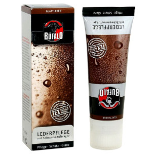 BIAŁY  KREM DO BUTÓW BUFALO LEDERPFLEGE 75 ml / G9-17