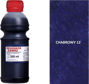 RENOSKÓR FARBA DO RENOWACJI ZAMSZU NUBUKU I WELURU 250 ML - ŻÓŁTY / G12-98 CHABROWY 250 ML