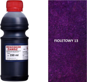 RENOSKÓR FARBA DO RENOWACJI ZAMSZU NUBUKU I WELURU 500 ML - ŻÓŁTY / G13-05 FIOLETOWY 250 ML