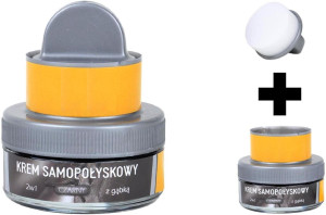 CZARNY KREM SAMOPOŁYSKOWY DO SKÓRY LICOWEJ 2 w 1 50 ml / G10-33 Bezbarwny
