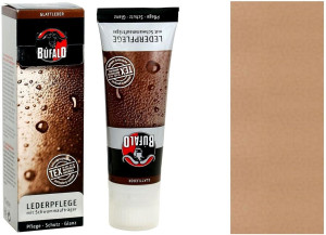 BEŻOWY  KREM DO BUTÓW BUFALO LEDERPFLEGE 75 ml / G9-17