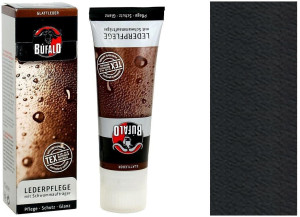 CZARNY  KREM DO BUTÓW BUFALO LEDERPFLEGE 75 ml / G9-17