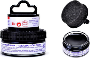 Czarny KONSERWUJĄCY TŁUSZCZ DO SKÓRY PALC 50 ml / G12-00 Bezbarwny